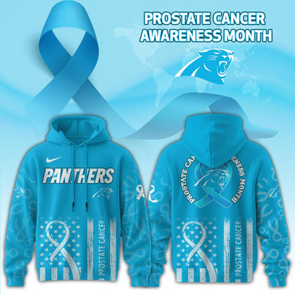Carolina Panthers x Cancer Awareness Hoodie Edition