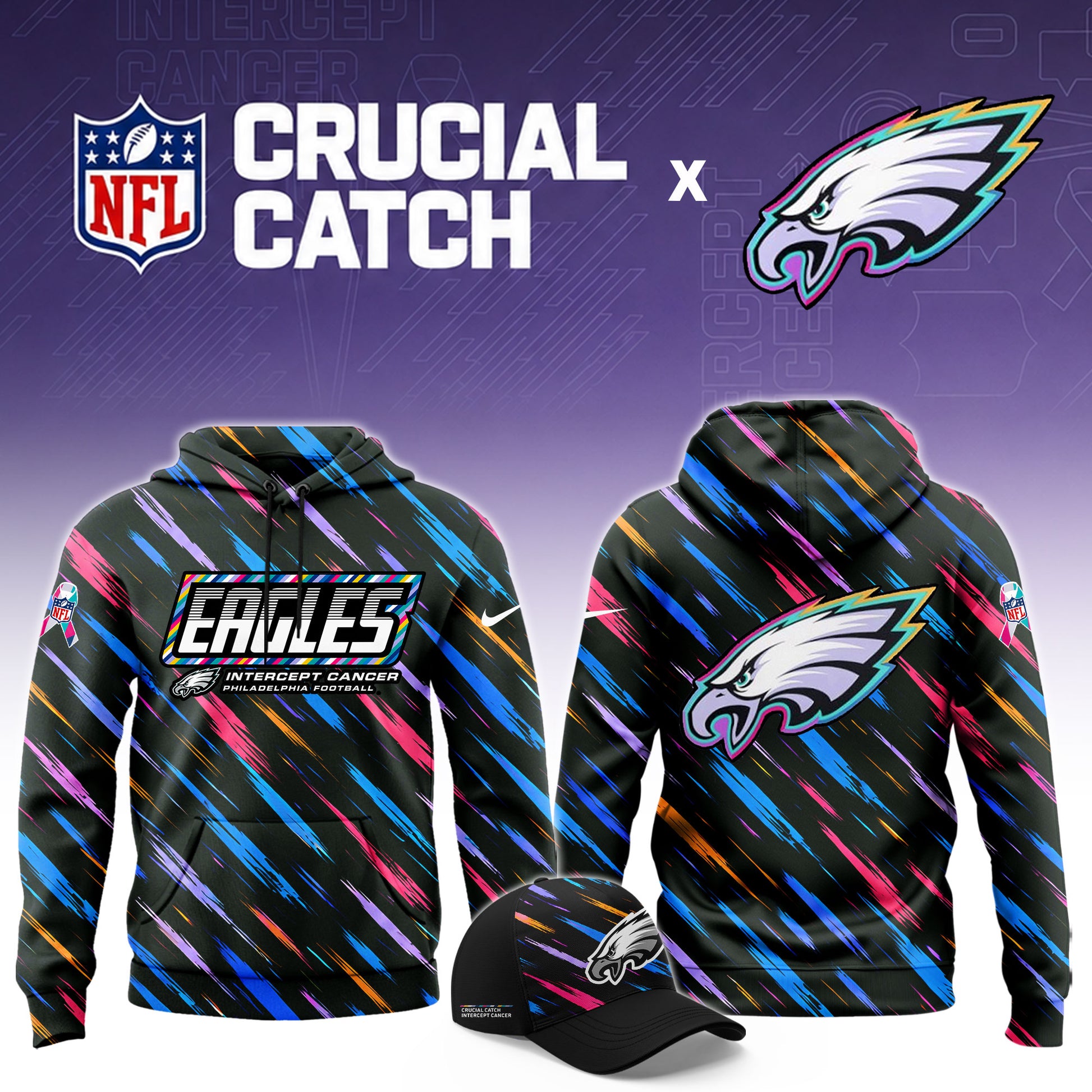 _P.Eagles 2026 NFL Crucial Catch Limited Hoodie