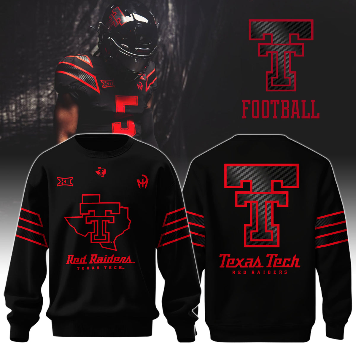 Texas Tech Red Raiders Special “Let’s Ride” Limited Edition Sweatshirt