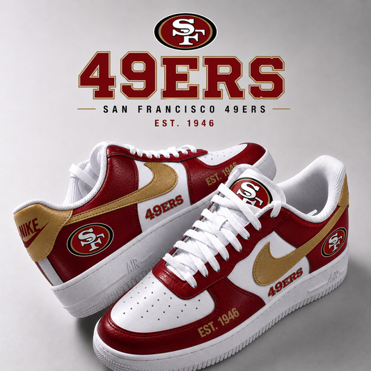 Limited Edition San Francisco 49ers 2026 New AF1 Sneakers