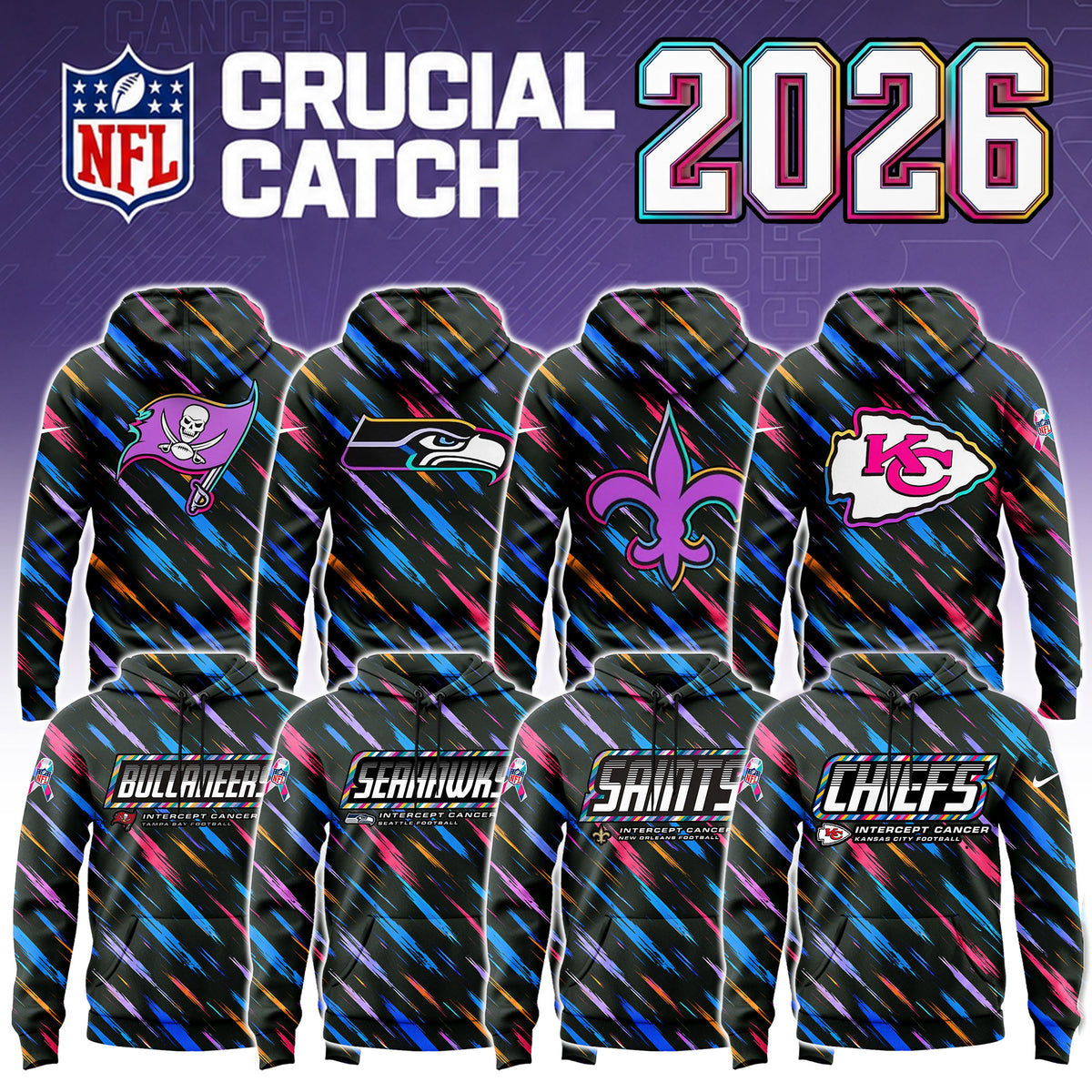 2026 Crucial Catch Full Team - Hoodie