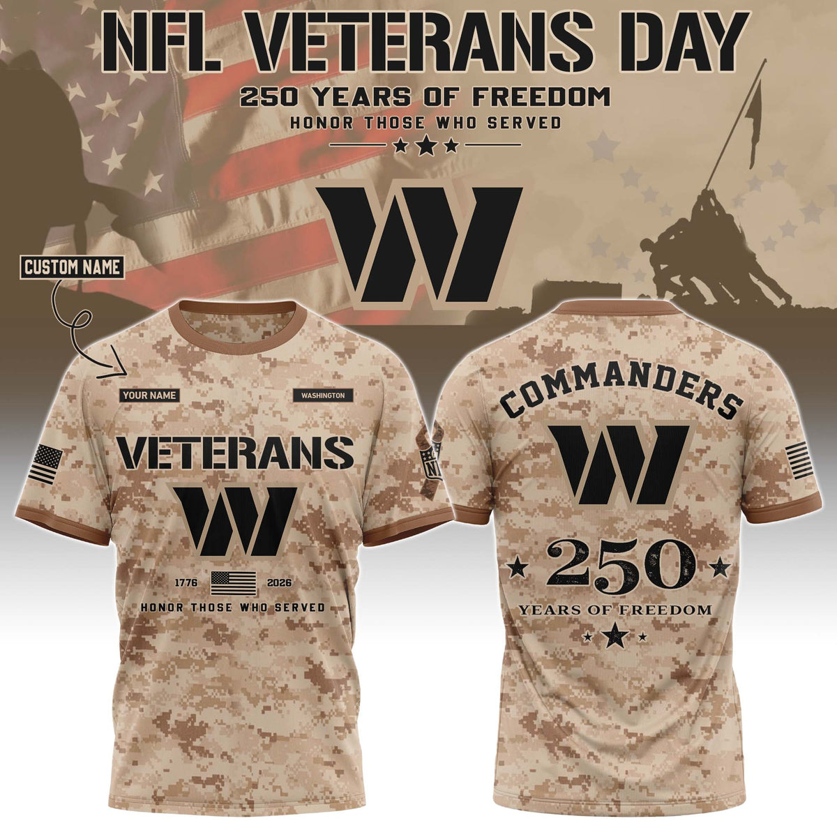 WAS Special Veterans Day 2026 Limited Edition T.shirt