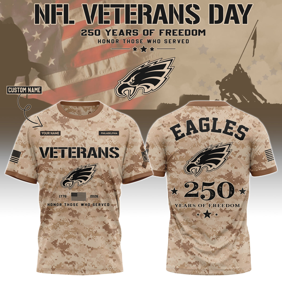PHI Special Veterans Day 2026 Limited Edition T.shirt