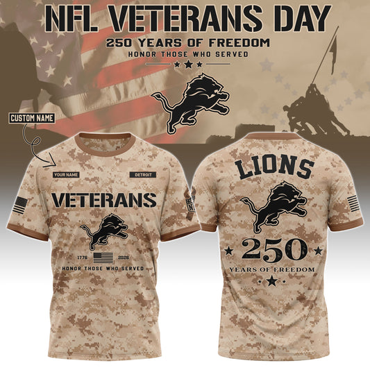 .DET Special Veterans Day 2026 Limited Edition T.shirt