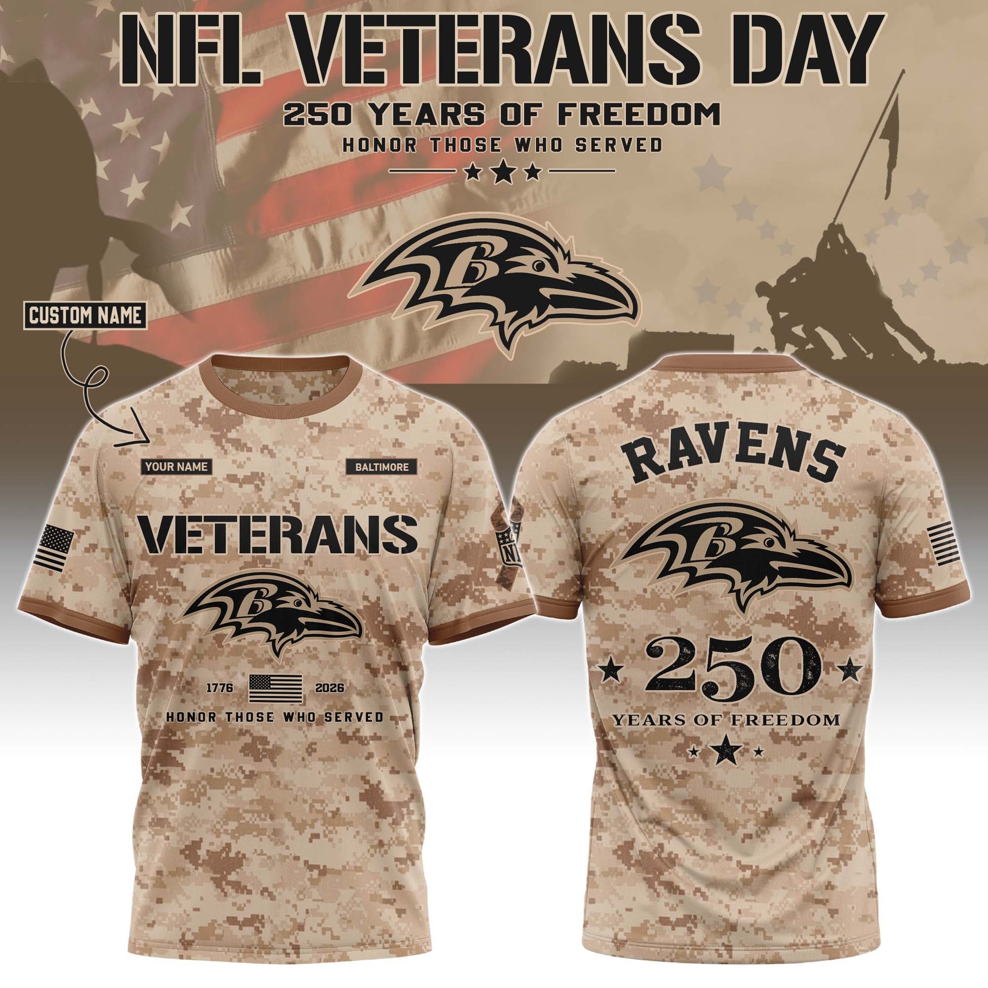 .BAL Special Veterans Day 2026 Limited Edition T.shirt