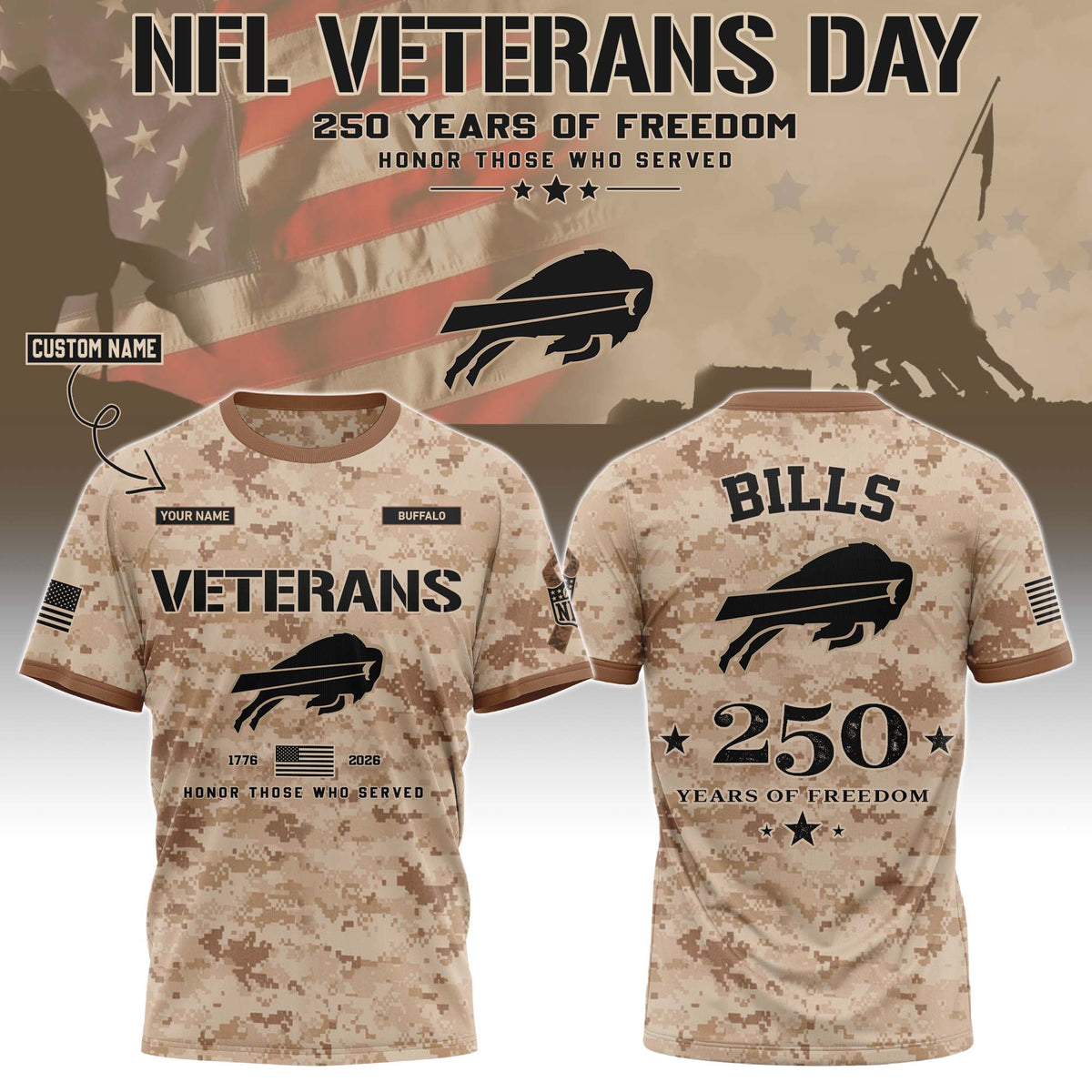 .BUF Special Veterans Day 2026 Limited Edition T.shirt