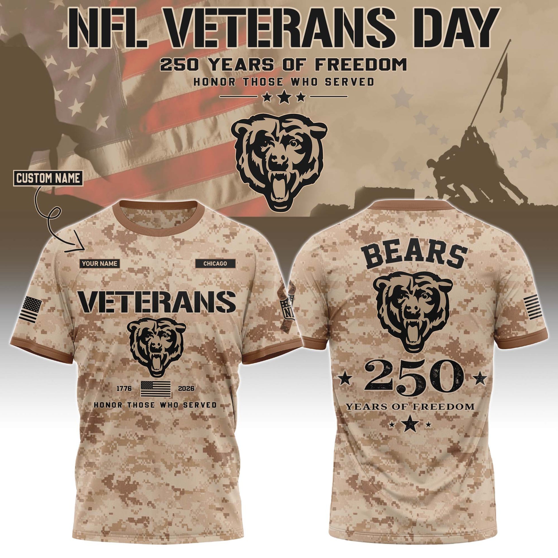 CHI Special Veterans Day 2026 Limited Edition T.shirt