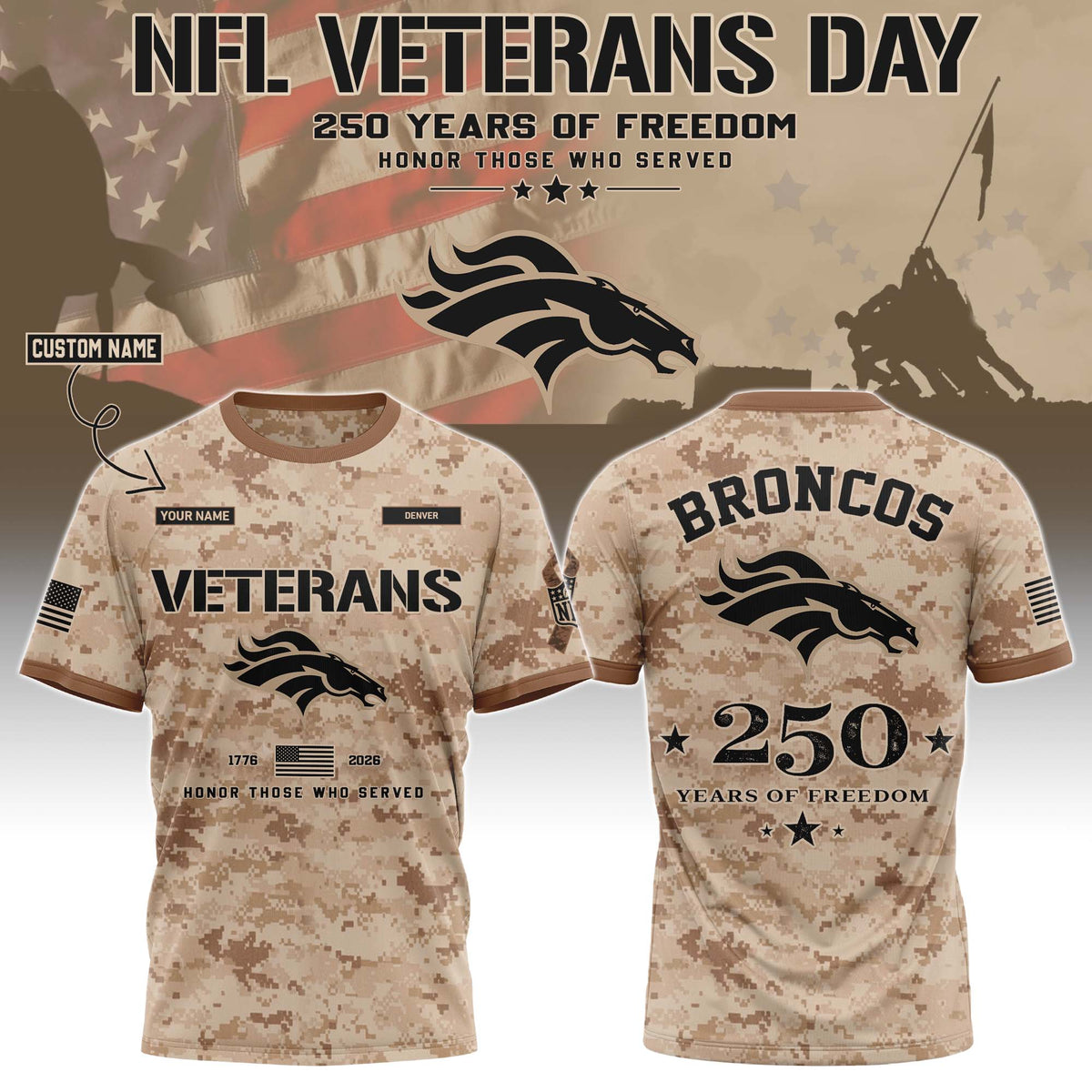 DEN Special Veterans Day 2026 Limited Edition T.shirt