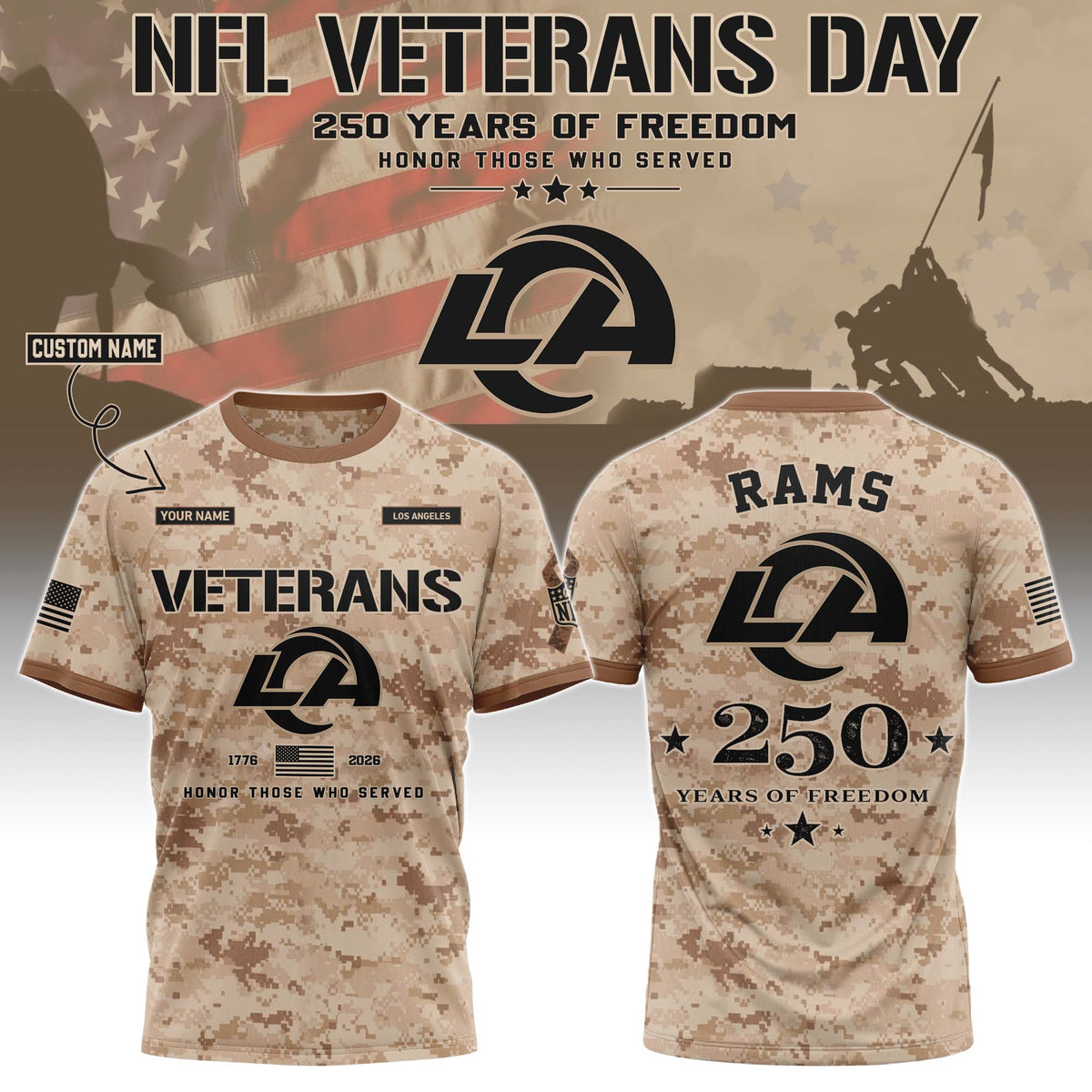 LAR Special Veterans Day 2026 Limited Edition T.shirt