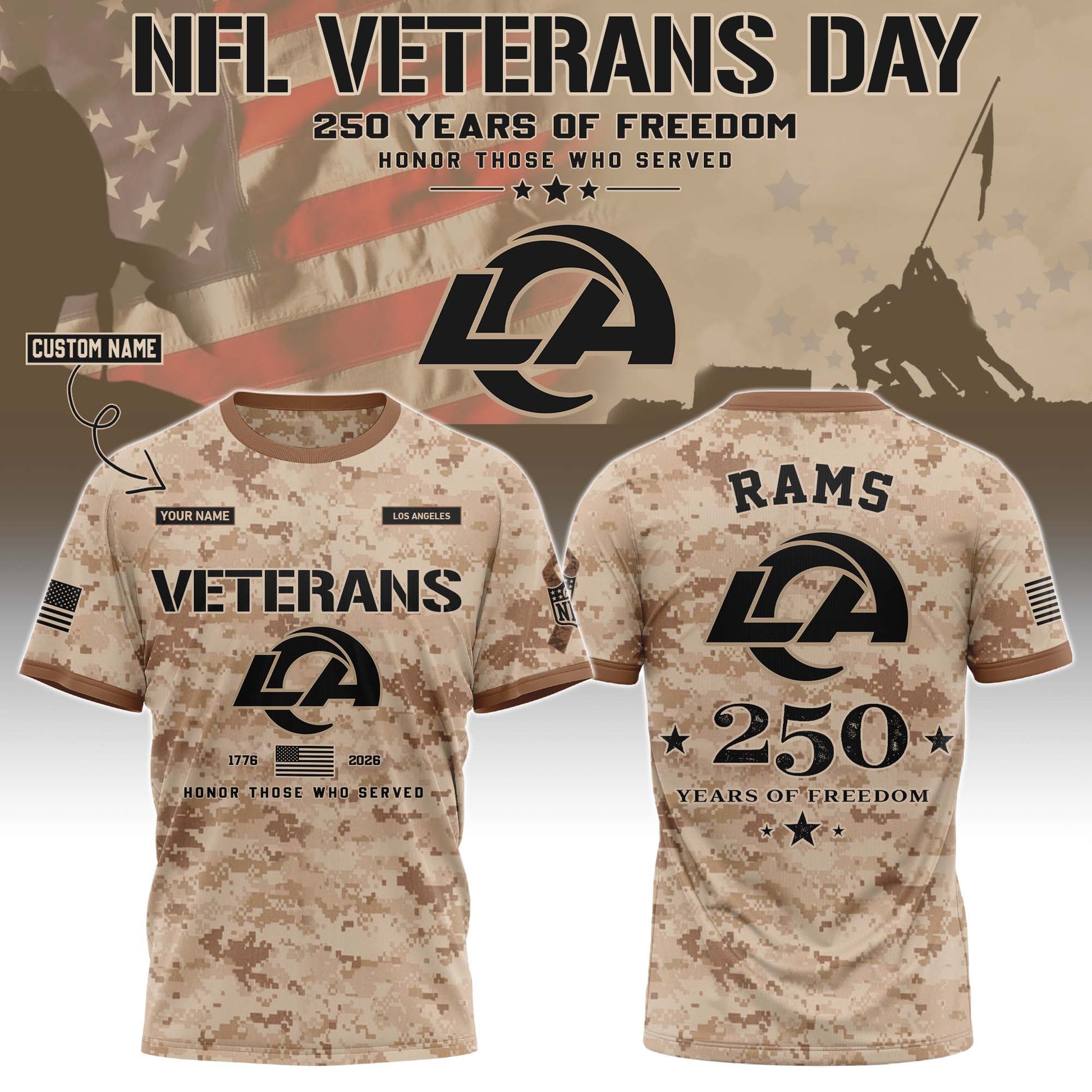 LAR Special Veterans Day 2026 Limited Edition T.shirt