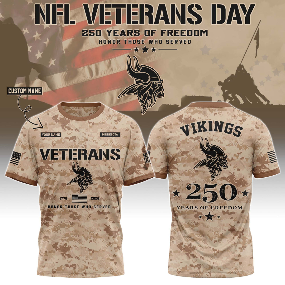 .MIN Special Veterans Day 2026 Limited Edition T.shirt