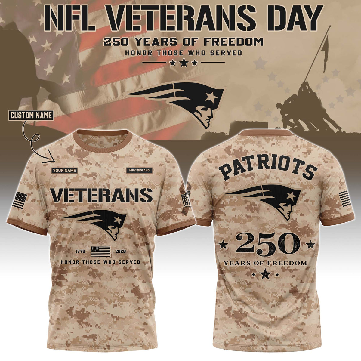 .NE Special Veterans Day 2026 Limited Edition T.shirt