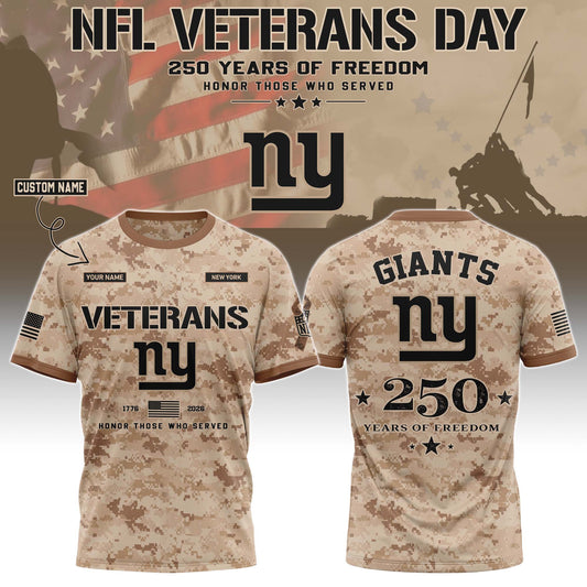 NYG Special Veterans Day 2026 Limited Edition T.shirt