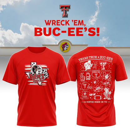 Texas Tech x Buc-ee’s Wreck ’Em T-Shirt #3