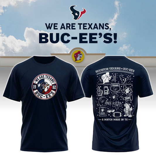Houston Texans x Buc-ee's We Are Texans Tshirt