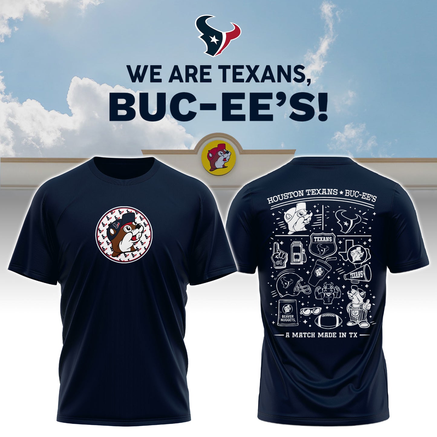 Houston Texans x Buc-ee's We Are Texans Tshirt #3