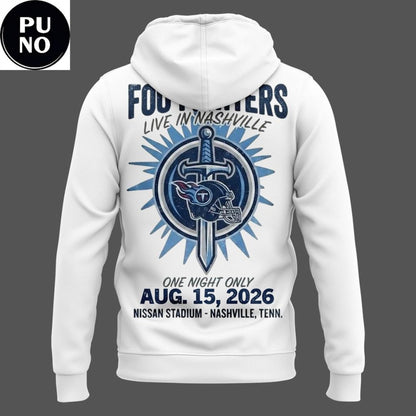 Tennessee Titans x Foo Fighters Take Cover Tour 2026 Hoodie