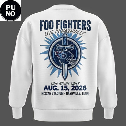 Tennessee Titans x Foo Fighters Take Cover Tour 2026 Sweater