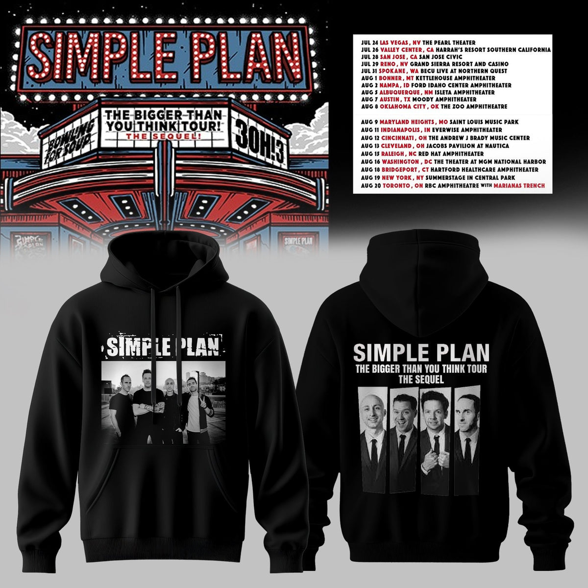 The Bigger Than You Think Tour Premium 3D Tshirt – Rose Graphic Style