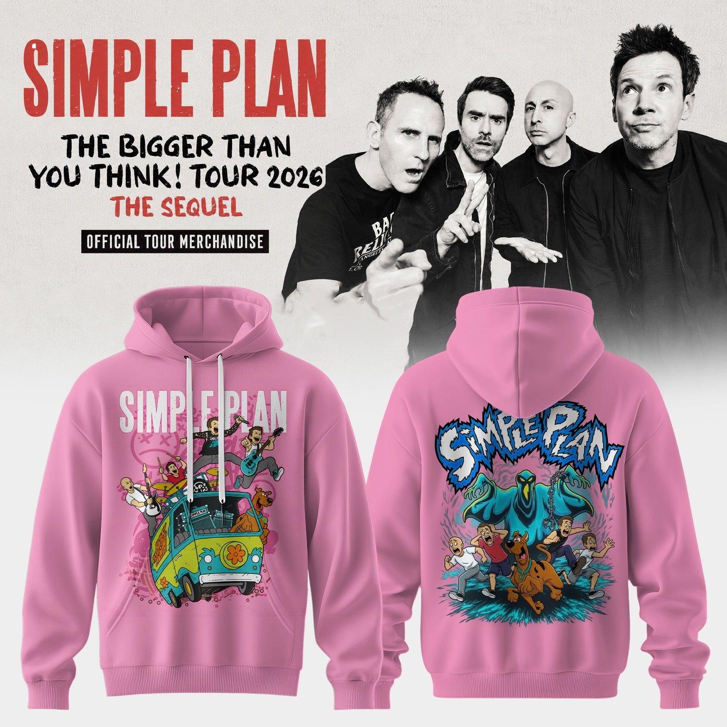 The Bigger Than You Think Tour 2026 Classic 3D Graphic Tee – Pop Punk Rock