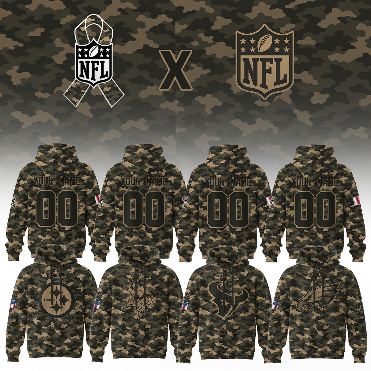 .NFL x Salute to Service Hoodie – All Teams Edition