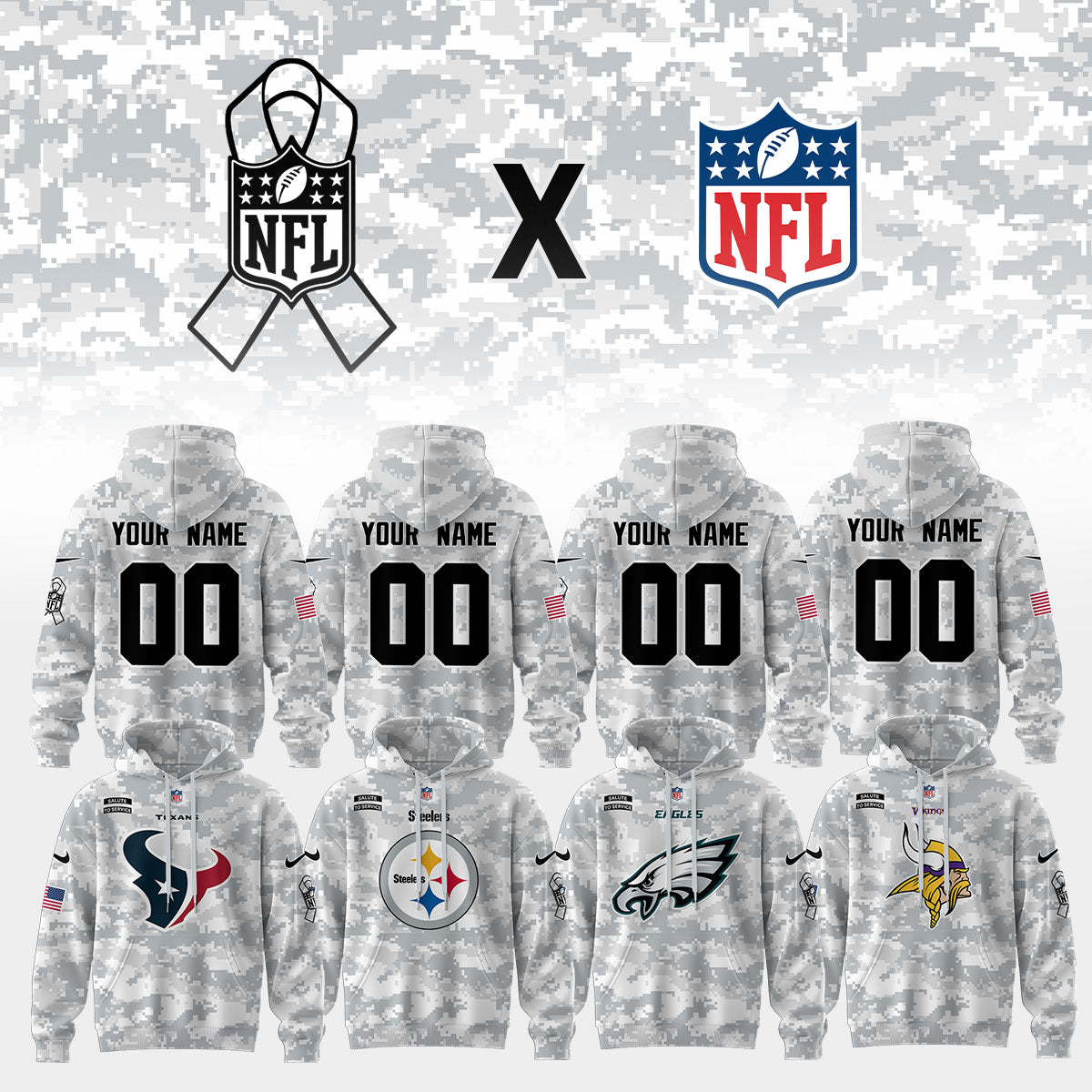 NFL x Salute to Service Hoodie – All Teams Edition