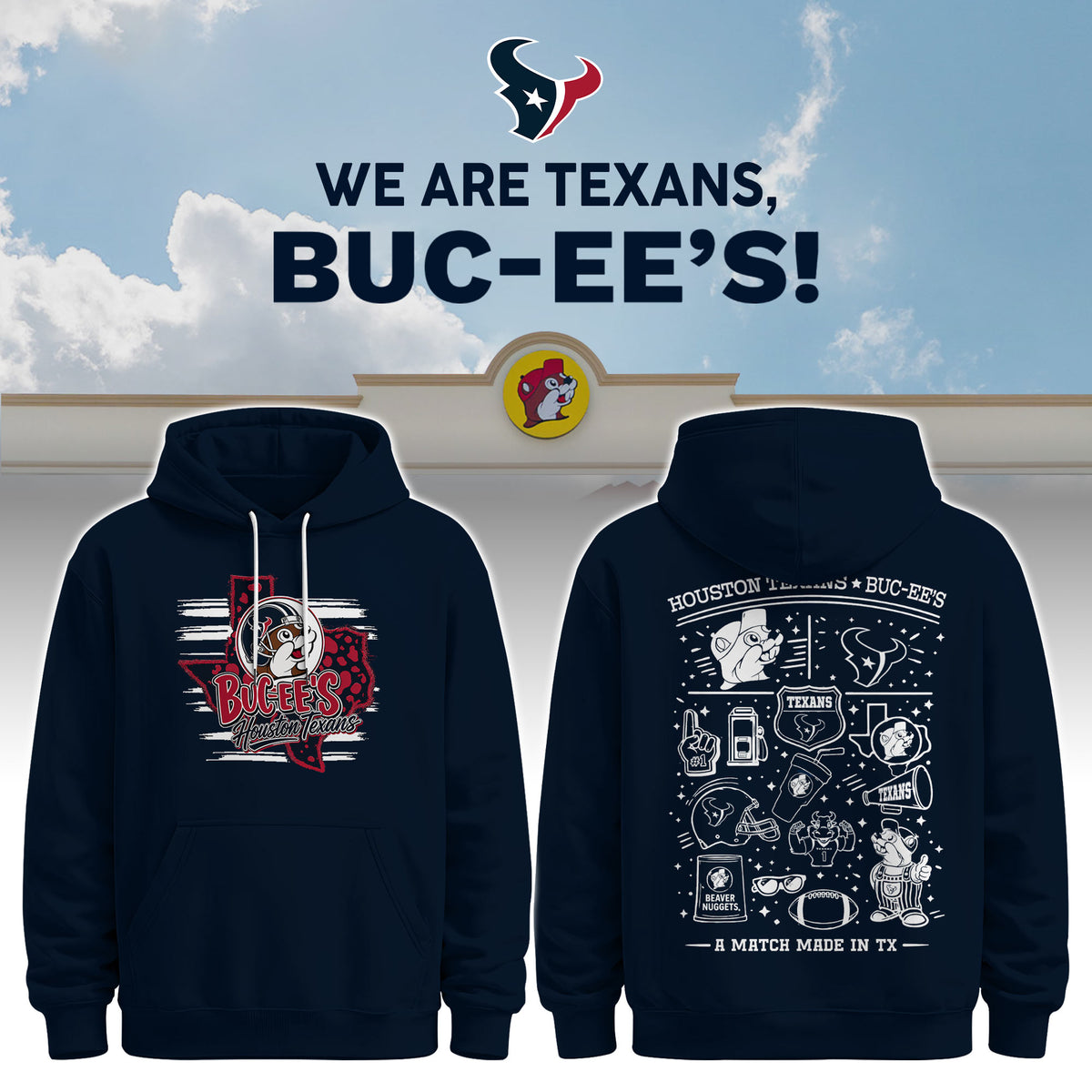 Houston Texans x Buc-ee's We Are Texans Hoodie #4