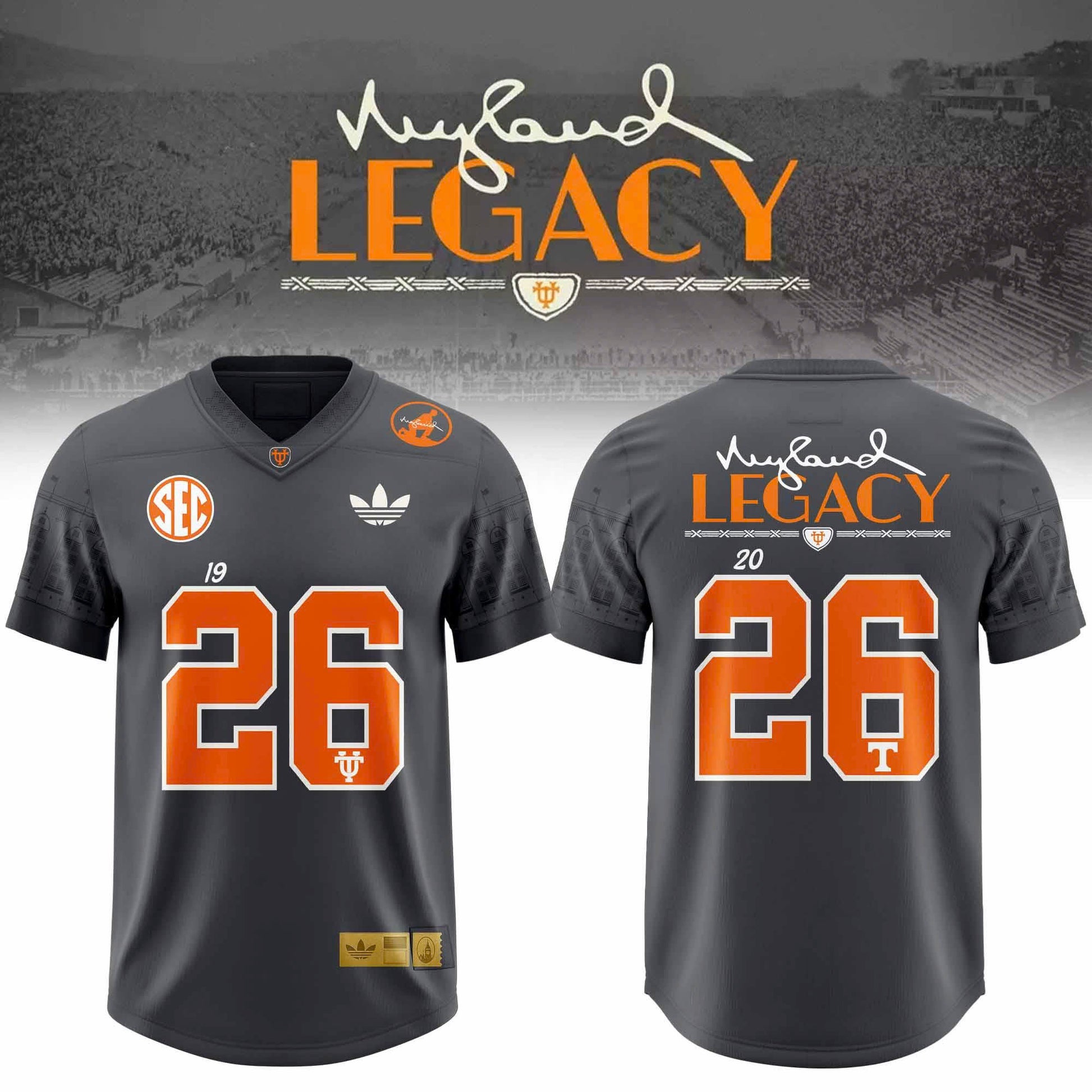 _TN Nyld Lgcy Smokey Grey Collections 3D All-Over Print Football Jersey V1