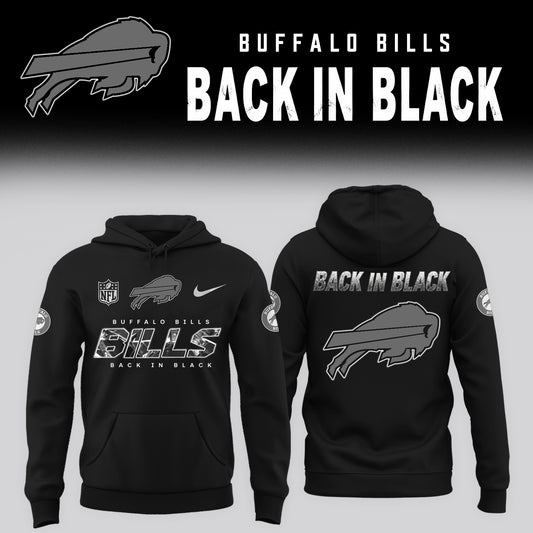 2026 Buffalo Bills - Back In Black Limited Edition Hoodie