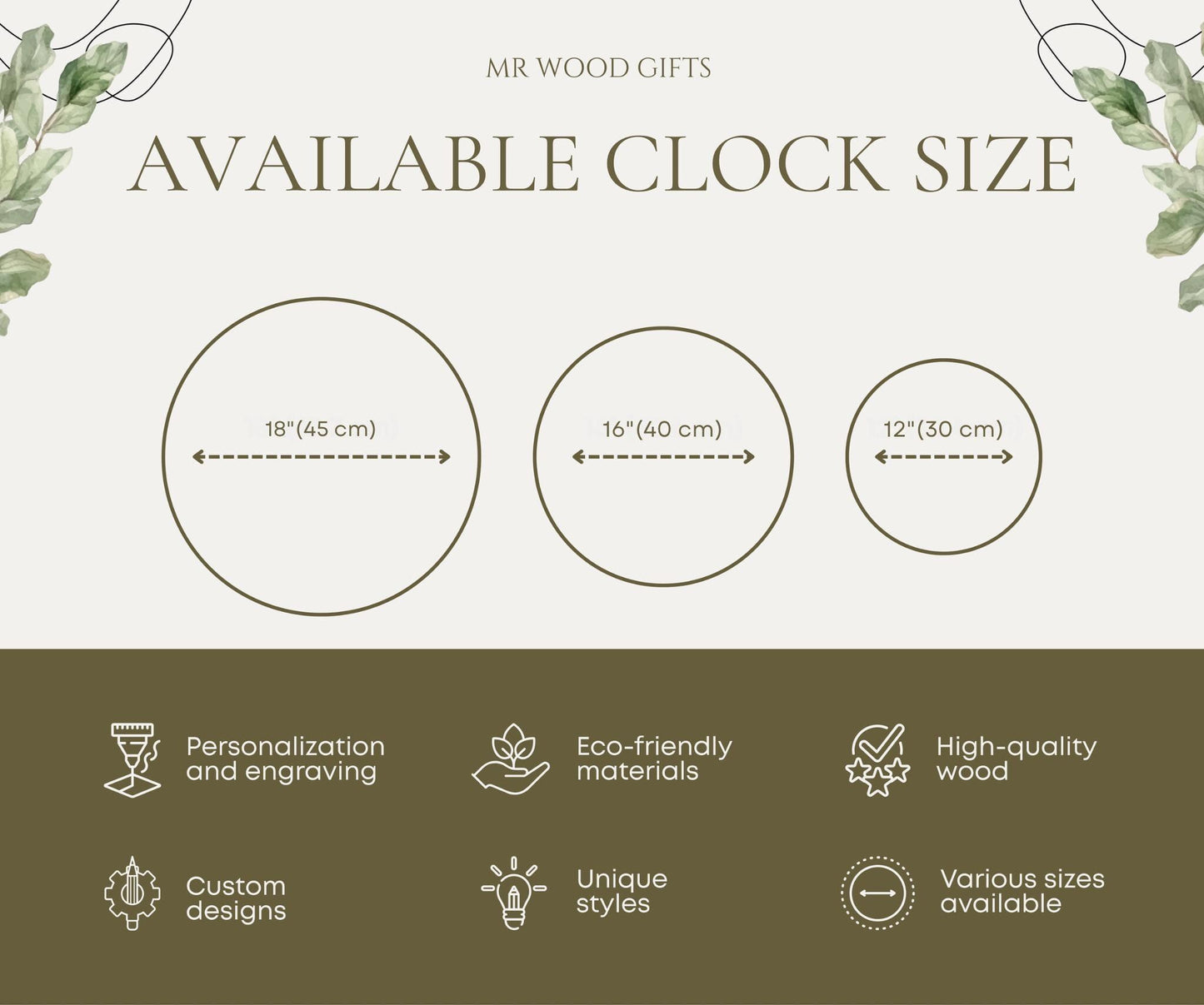 Custom wood clock, personalized clock, wall clock, wooden anniversary, wall clock unique, wooden watch, unique home decor, 5th anniversary