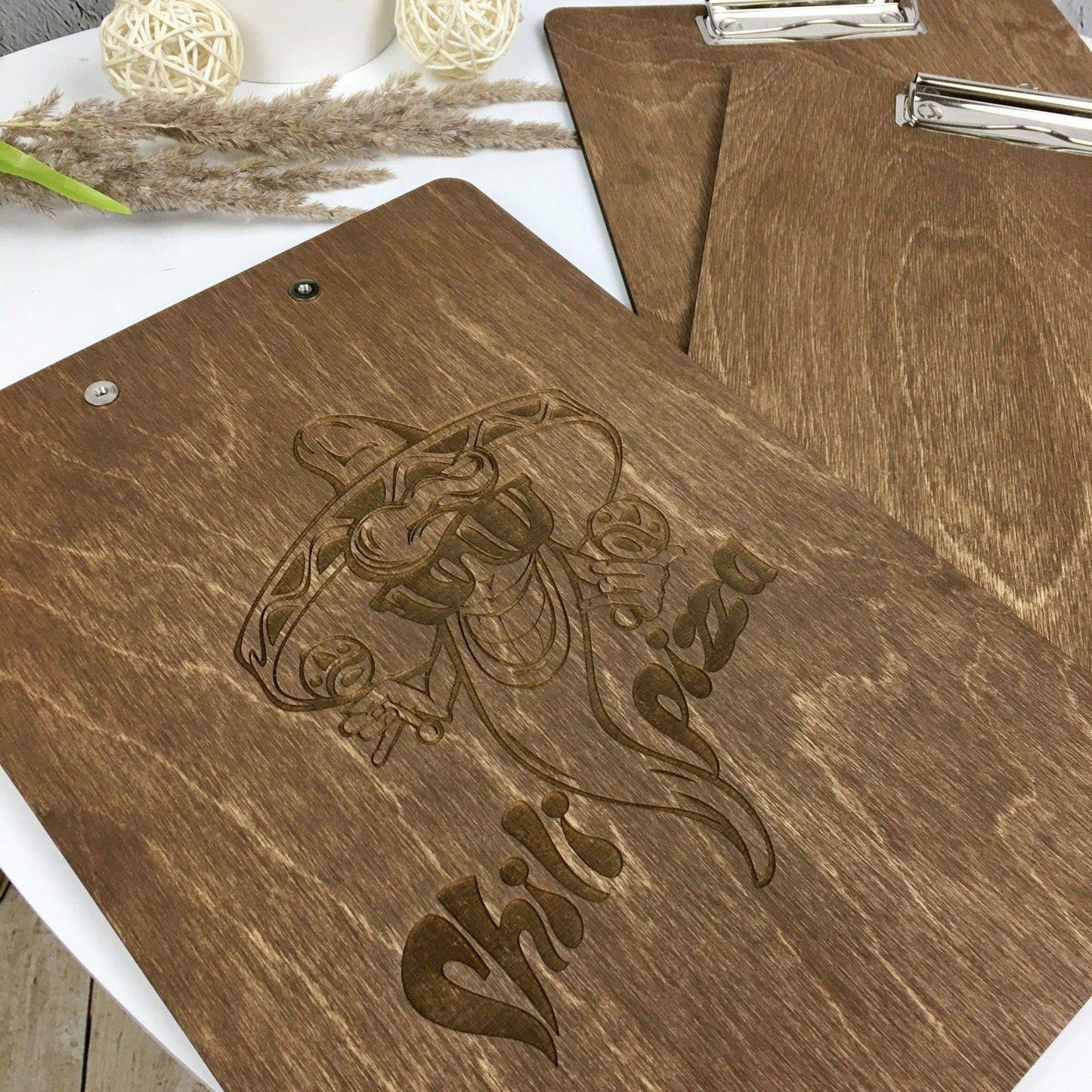 Custom wooden menu holder, laser engraved menu, wooden cafe menu board, restaurant menu cover, menu holder stand, menu covers custom