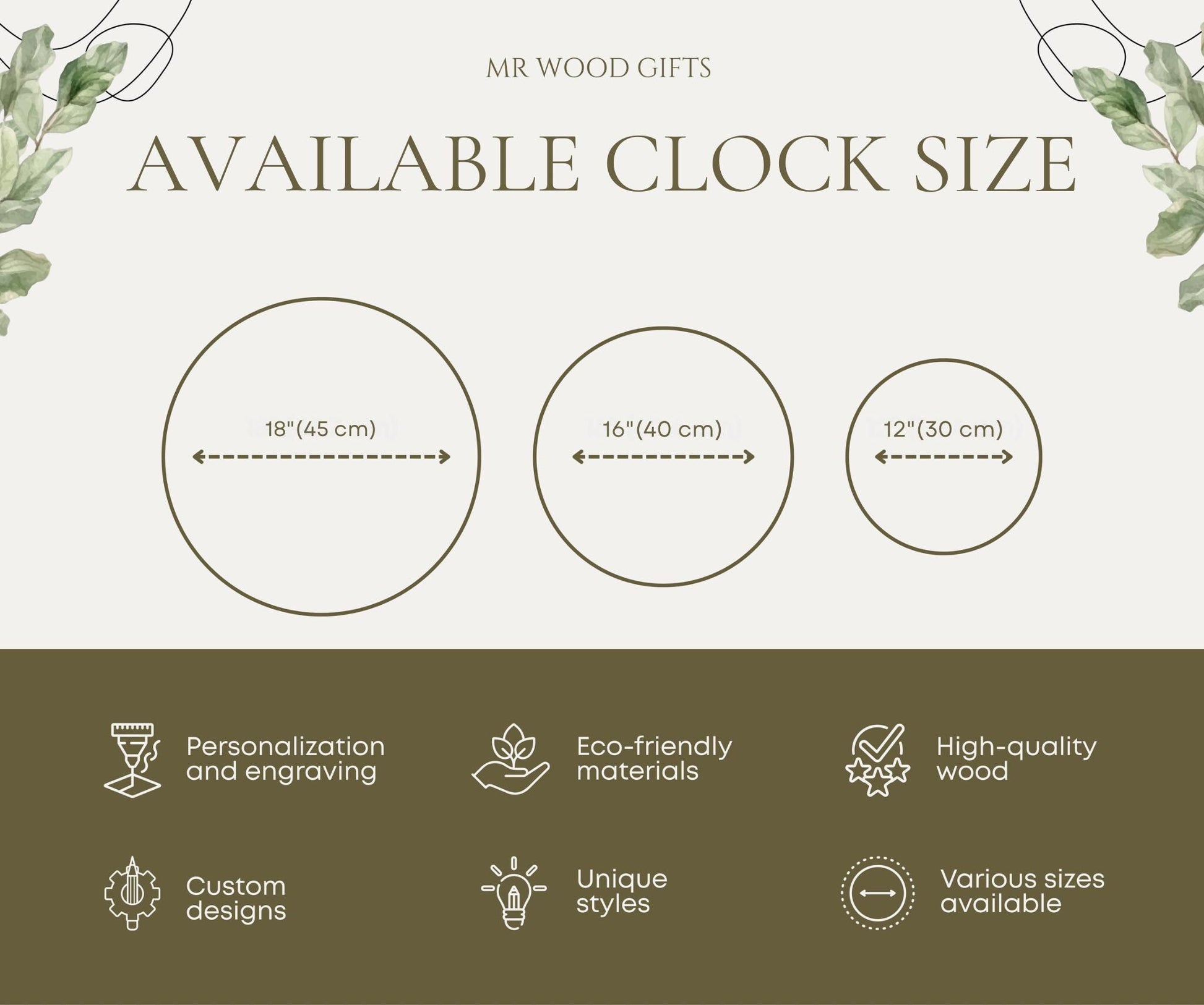 Custom wood wall clock, ideas clock decor, family name clock, unique home decor, personalized clock, custom name clock, wedding gift custom