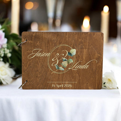 Twig Wedding Set, Aesthetic Wedding, Wooden Card Box Guest Book and Personalized Boutonnieres