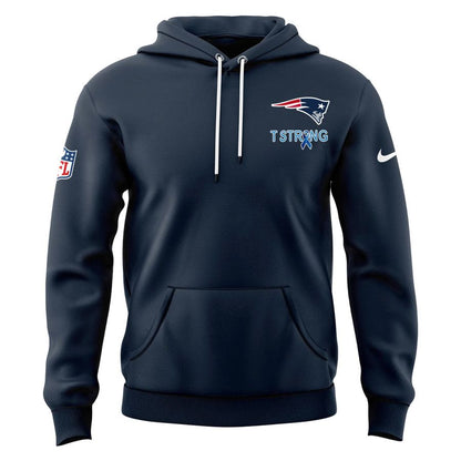 Official New England Patriots "T Strong " Hoodie - Navy