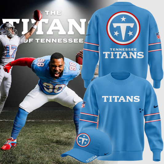 Exclusive Sweatshirt new logo Tennessee Titans For Fans
