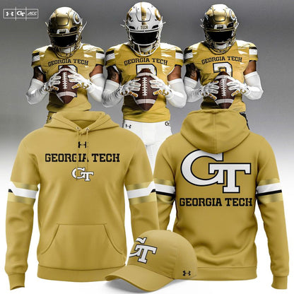 Official Georgia Tech Football 2026 New Old Gold Hoodie