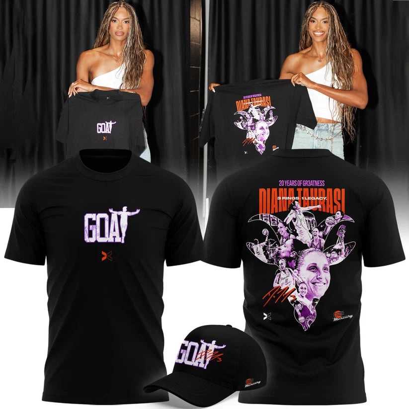 Limited Edition Diana Taurasi Phoenix Mercury 20 Years 1 Team Portrait Shirt