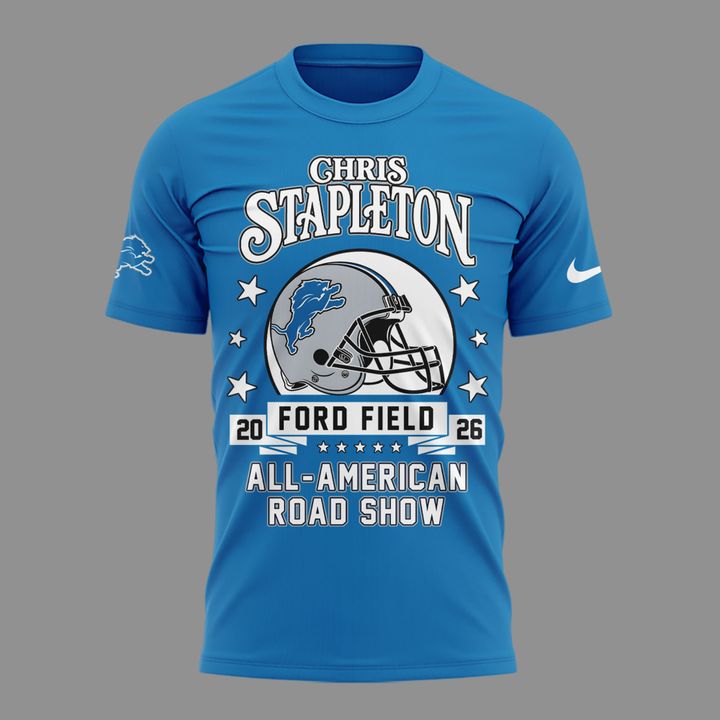06. Limited Edition Chris Stapleton x Detroit Lions - All American Road Show T-Shirt