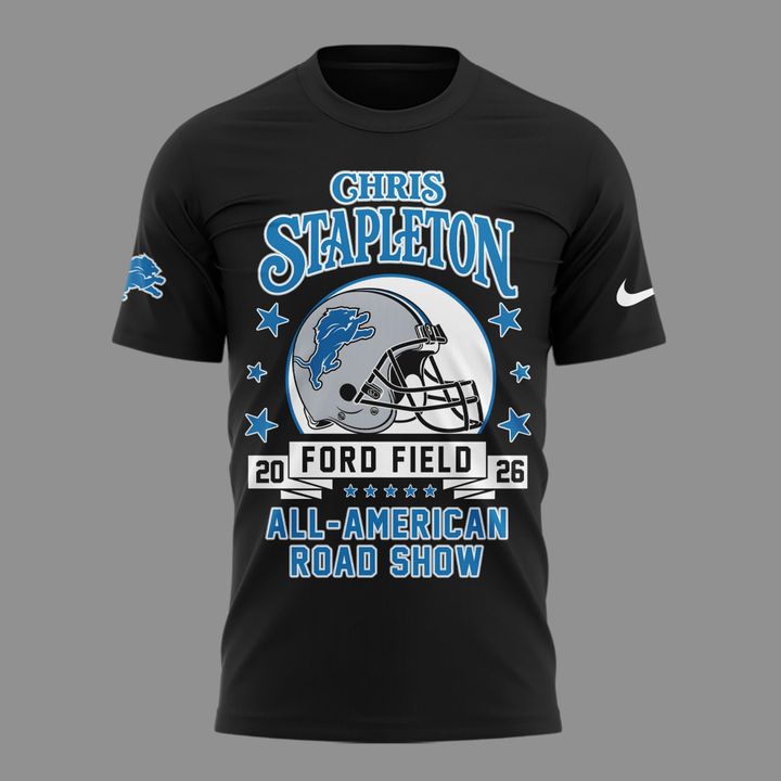09. Special 2026 Chris Stapleton x Detroit Lions - All American Road Show T-Shirt