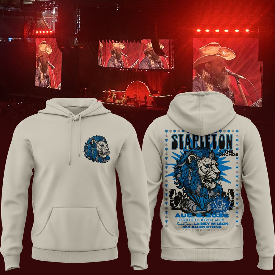 Chris Stapleton Show Hoodie - Detroit, MI - 08/08/2026