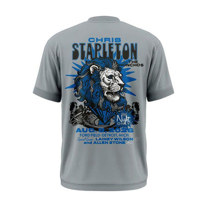 Limited Edition Chris Stapleton x Detroit Lions Event T-Shirt Gray