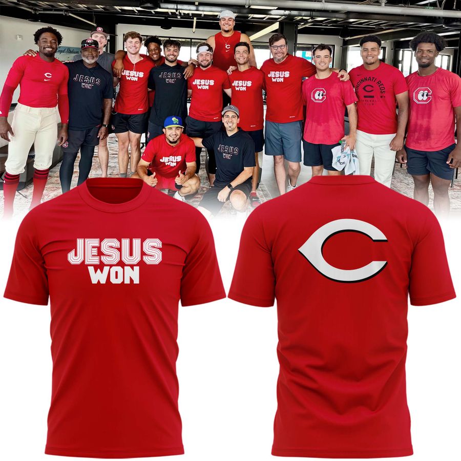 Jesus Won × Cincinnati Reds T-Shirt