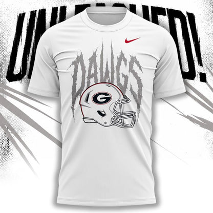 White Georgia Bulldogs Whiteout Dawgs T-Shirt