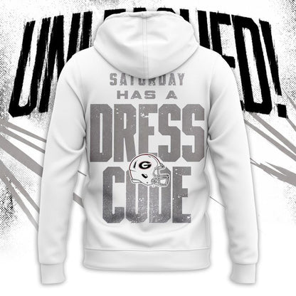 White Georgia Bulldogs Whiteout Dawgs Hoodie