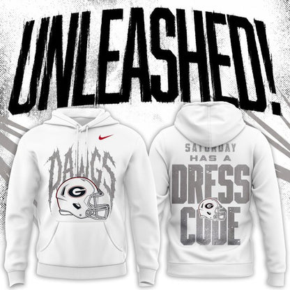 White Georgia Bulldogs Whiteout Dawgs Hoodie