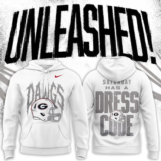 White Georgia Bulldogs Whiteout Dawgs Hoodie