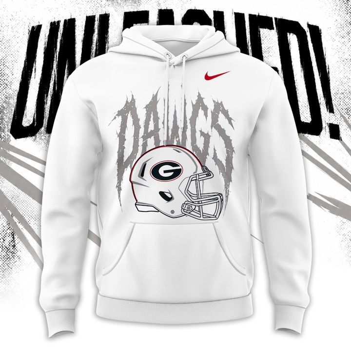 White Georgia Bulldogs Whiteout Dawgs Hoodie