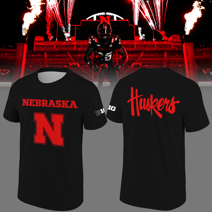 Limited Edition "Darkness Returns" 2026 T-Shirt Nebraska Football
