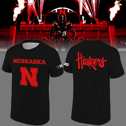 Limited Edition "Darkness Returns" 2026 T-Shirt Nebraska Football