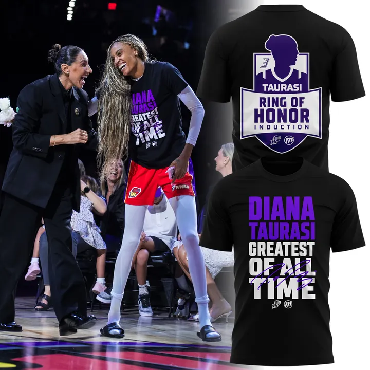 Limited Edition Diana Taurasi Phoenix Mercury 20 Years 1 Team Portrait Shirt